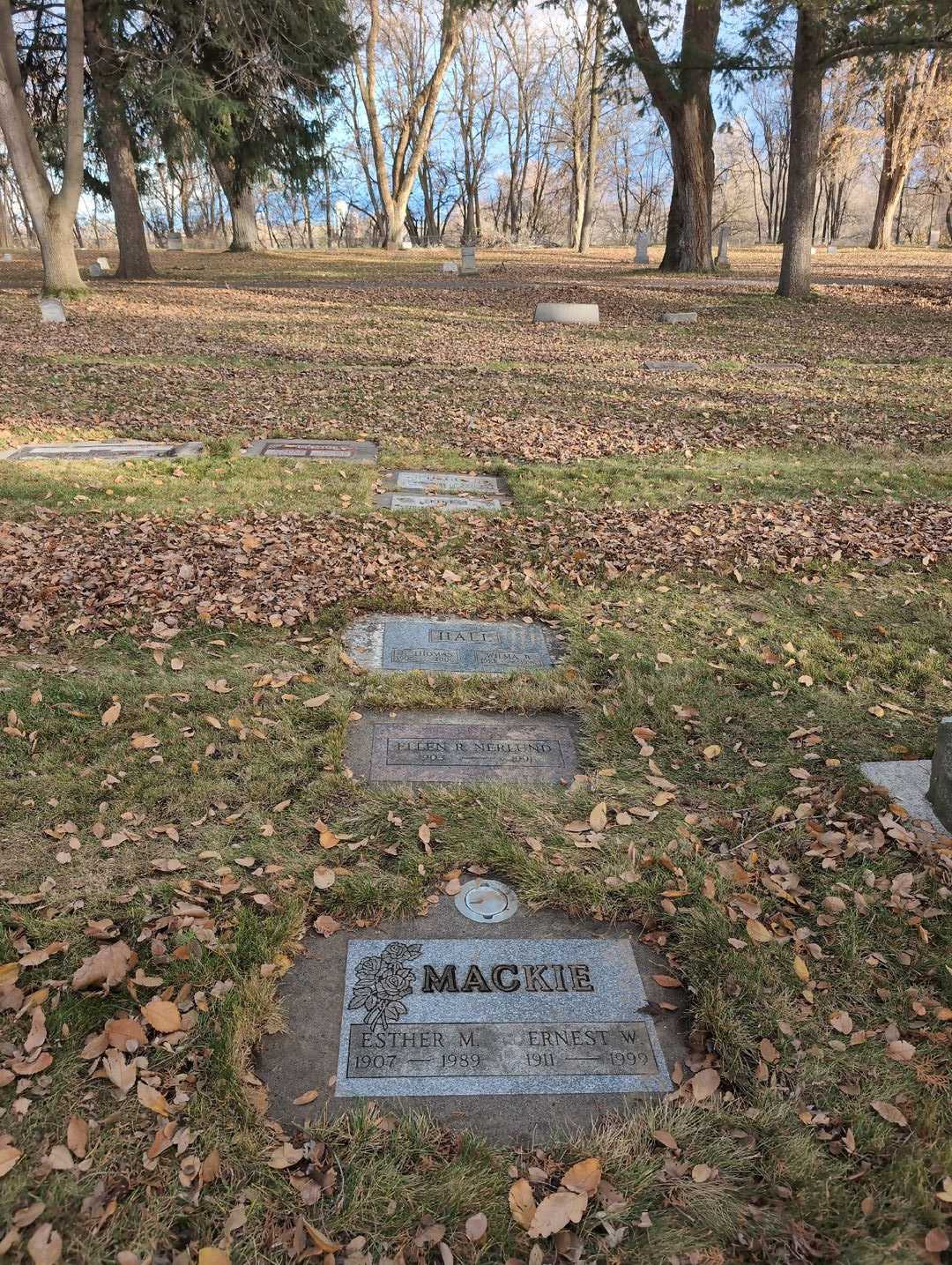Ellen Rebecca Nerlund's grave. Photo 2