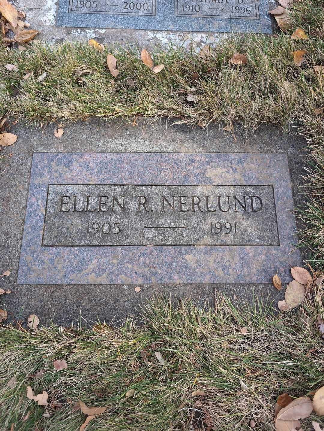 Ellen Rebecca Nerlund's grave. Photo 3