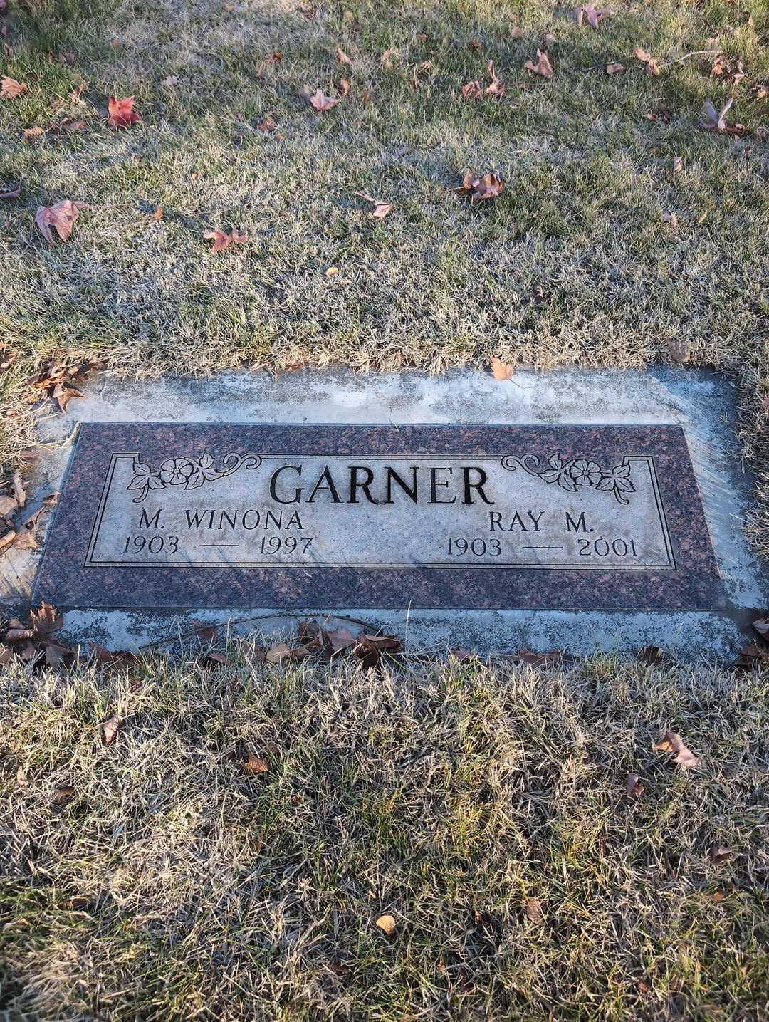 M. Winona Garner's grave. Photo 3