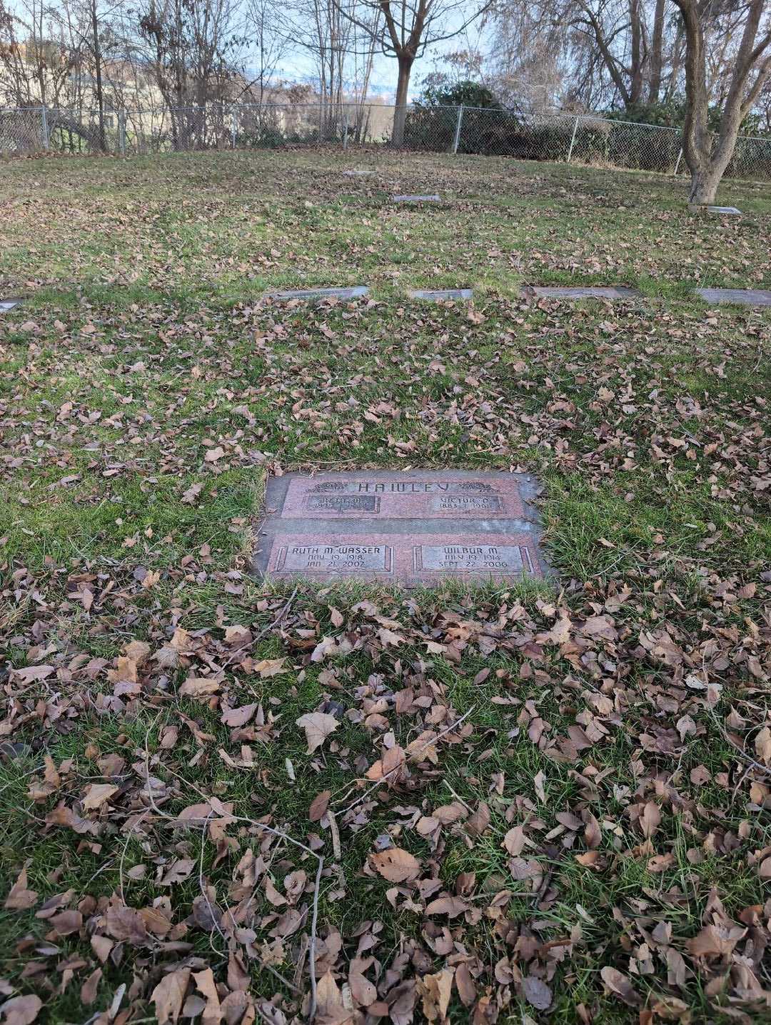 Victor D. Hawley's grave. Photo 2
