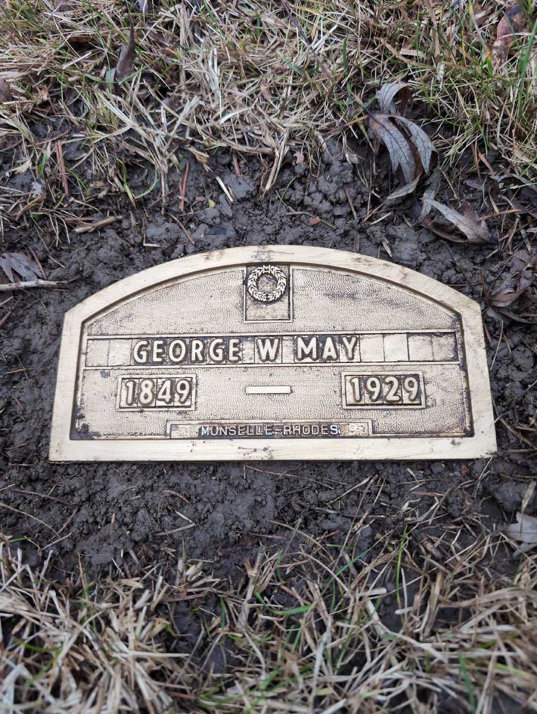 George Washington May's grave. Photo 3